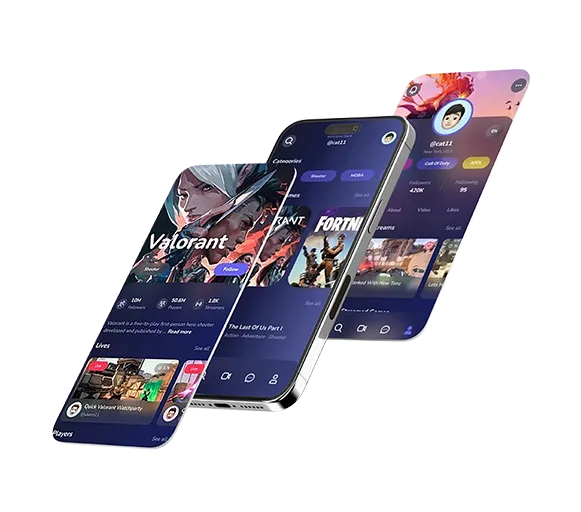 E-commerce app preview