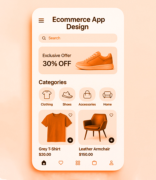 ecommerce application customer panel development services 